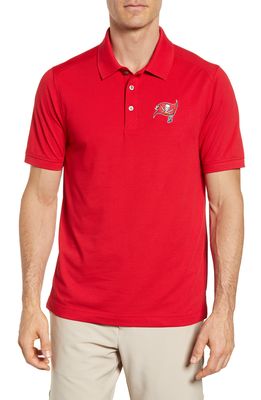 Cutter & Buck Tampa Bay Buccaneers - Advantage Regular Fit DryTec Polo in Red