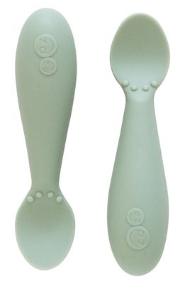 ezpz 2-Pack Tiny Spoons in Sage