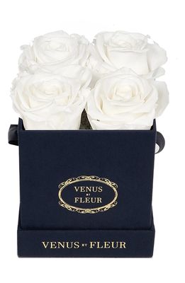 Venus ET Fleur Classic Le Petit Eternity Roses in Pure White