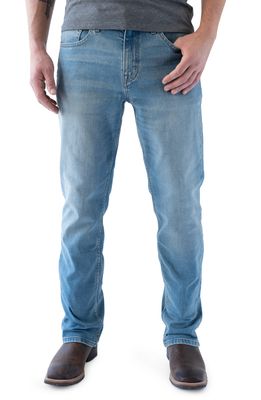 Devil-Dog Dungarees Relaxed Fit Performance Stretch Bootcut Jeans in Beech