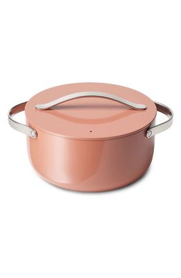 CARAWAY 6.5 Quart Dutch Oven With Lid in Perracotta