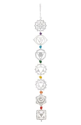 Ariana Ost Chakra Yoga Wall Hanging in Silver