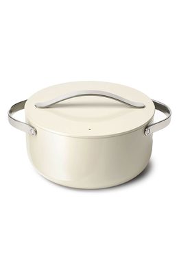 CARAWAY 6.5 Quart Dutch Oven With Lid in Cream