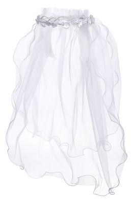 Us Angels First Communion Embellished Comb & Veil in White