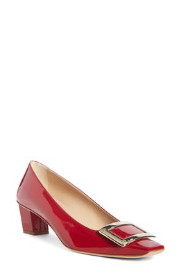 Roger Vivier Belle Vivier Buckle Pump in Red