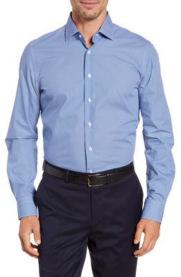 Emanuel Berg Regular Fit Button-Up Shirt in Navy