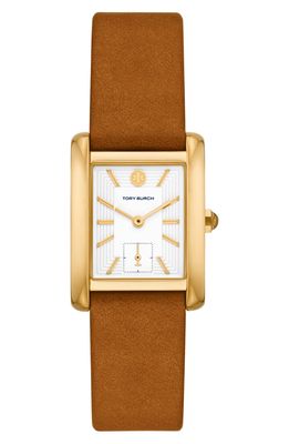 Tory Burch The Eleanor Leather Strap Watch
