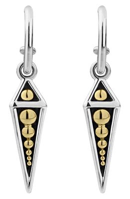 LAGOS KSL Pyramid Spike Drop Earrings in Silver