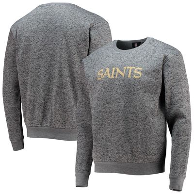 Men's FOCO Black New Orleans Saints Colorblend Pullover Sweater