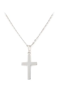 Speidel Plain Cross Sterling Silver Pendant Necklace in None