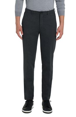 Bugatchi Stretch Knit Cotton Blend Pants in Anthracite