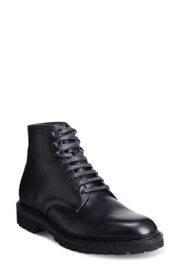 Allen Edmonds Higgins Waterproof Lug Sole Boot in Black Leather