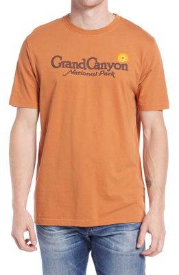 American Needle Men's Brass Tacks Grand CanyonGraphic Tee in Orange Rust