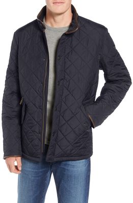 Barbour 'Powell' Regular Fit Quilted Jacket in Navy