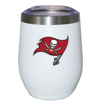 THE MEMORY COMPANY Tampa Bay Buccaneers 12oz. Logo Stemless Tumbler in White