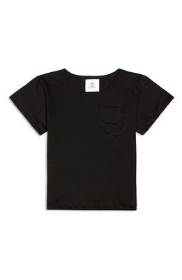 Miles and Milan Kids' Double Pocket Everyday T-Shirt in Black