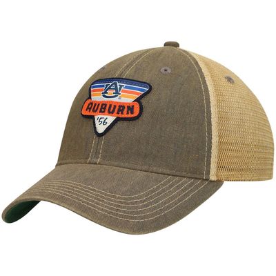 LEGACY ATHLETIC Men's Gray Auburn Tigers Legacy Point Old Favorite Trucker Snapback Hat