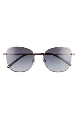Marc Jacobs 54mm Gradient Lens Square Sunglasses in Black/Dark Grey Gradient