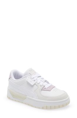 PUMA Cali Dream Sneaker in White/Nimbus Cloud/White