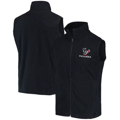 DUNBROOKE Men's Navy Houston Texans Houston Fleece Full-Zip Vest