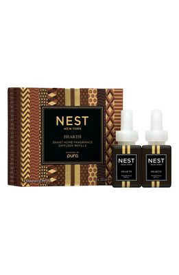 NEST New York Pura Smart Home Fragrance Diffuser Refill Duo in Hearth