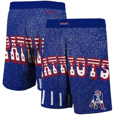 Men's Mitchell & Ness Royal New England Patriots Jumbotron Shorts