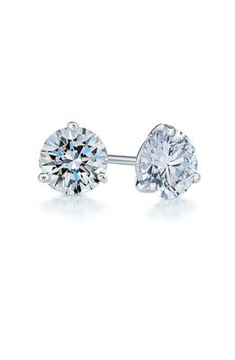 Kwiat 1ct tw Diamond & Platinum Stud Earrings