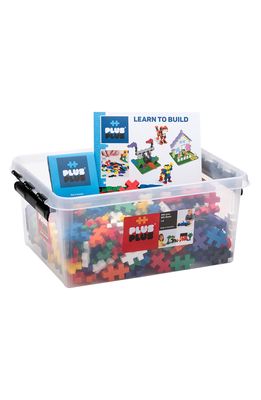 Plus-Plus USA 400-Piece Basic Play Set in a Tub in Blue