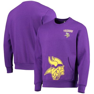 Men's FOCO Purple Minnesota Vikings Pocket Pullover Sweater