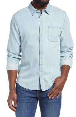 FRAME Slim Fit Denim Button-Up Shirt in Light Wash