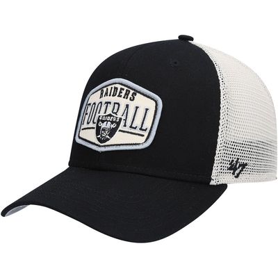 Men's '47 Black Las Vegas Raiders Shumay MVP Snapback Hat