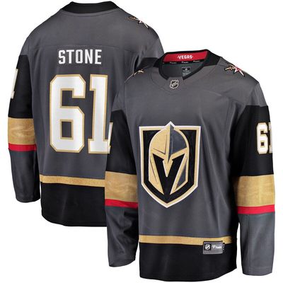 Men's Fanatics Branded Mark Stone Gray Vegas Golden Knights Home Premier Breakaway Player Jersey