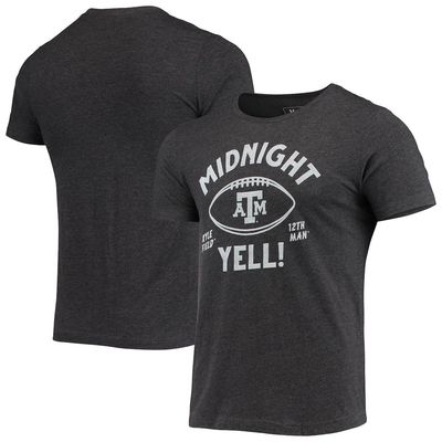 Men's Homefield Texas A & M Aggies Vintage Midnight Yell T-Shirt in Heather Charcoal