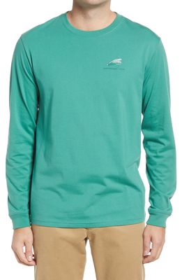 Southern Tide Spotted Trout Long Sleeve T-Shirt in Bottle Green
