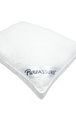 Allied Home PureAssure Allergen Barrier Gusseted Pillow in White