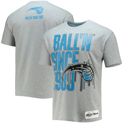 BALL-N Men's BALL'N Heathered Gray Orlando Magic Since 1989 T-Shirt in Heather Gray