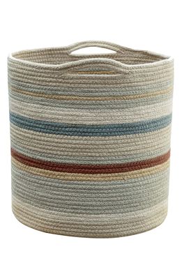 Lorena Canals Triplet Woven Basket in Olive Blue Toffee Honey