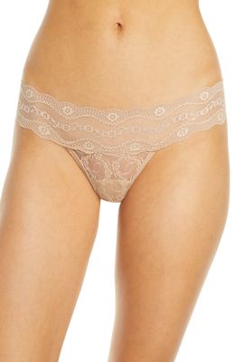 b.tempt'D by Wacoal 'Lace Kiss' Thong in Au Natural