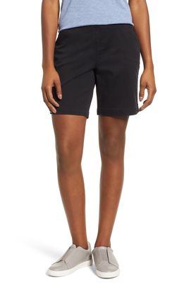 Jag Jeans Gracie Stretch Cotton Shorts in Black