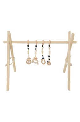 Poppyseed Play Wooden Baby Gym in Black