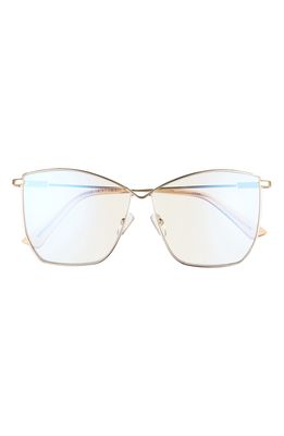 The Book Club Wry Centrality 1.5 60mm Square Optical Glasses in Gold