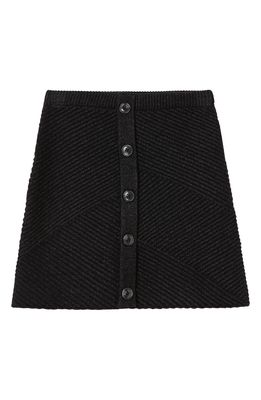 Truce Kids' Knit A-Line Skirt in Dark Grey