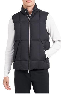 Theory Aaron Washer Down Vest in Black