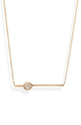 Dana Rebecca Designs Styra Reese Quatrefoil Diamond Bar Pendant Necklace in Yellow Gold/Diamond