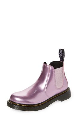 Dr. Martens 2976 Sparkle Chelsea Boot in Pink Lavender
