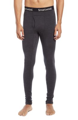 Smartwool Merino 250 Base Layer Bottoms in Charcoal Heather