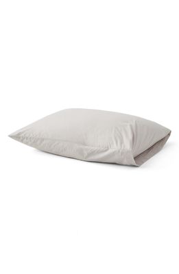 Tekla Organic Cotton Percale Pillowcase in Soft Grey