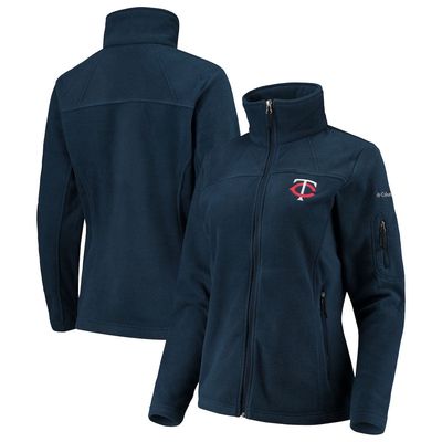 Women's Columbia Navy Minnesota Twins Give & Go Full-Zip Jacket