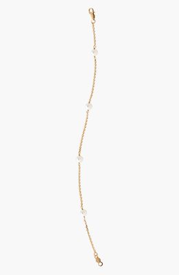 Mignonette 14k Gold & Cultured Pearl Bracelet