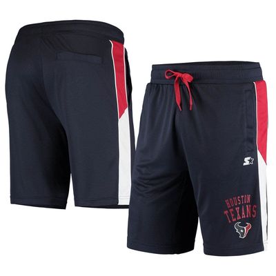 Men's Starter Navy/Red Houston Texans Fan Favorite Shorts